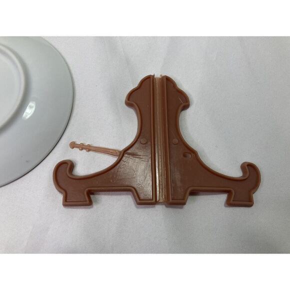 Vintage Russ Berrie Felines Of Destinction Decorative Porcelain Cat Plate Easel - Picture 4 of 8